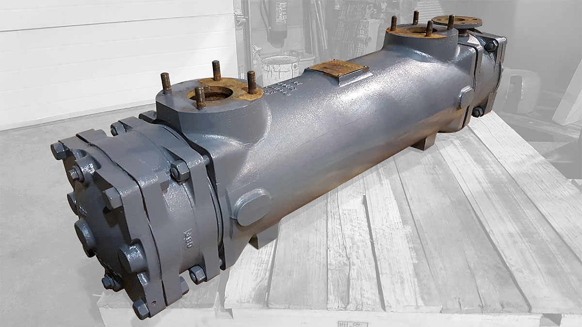 Radiator component reconditioned
