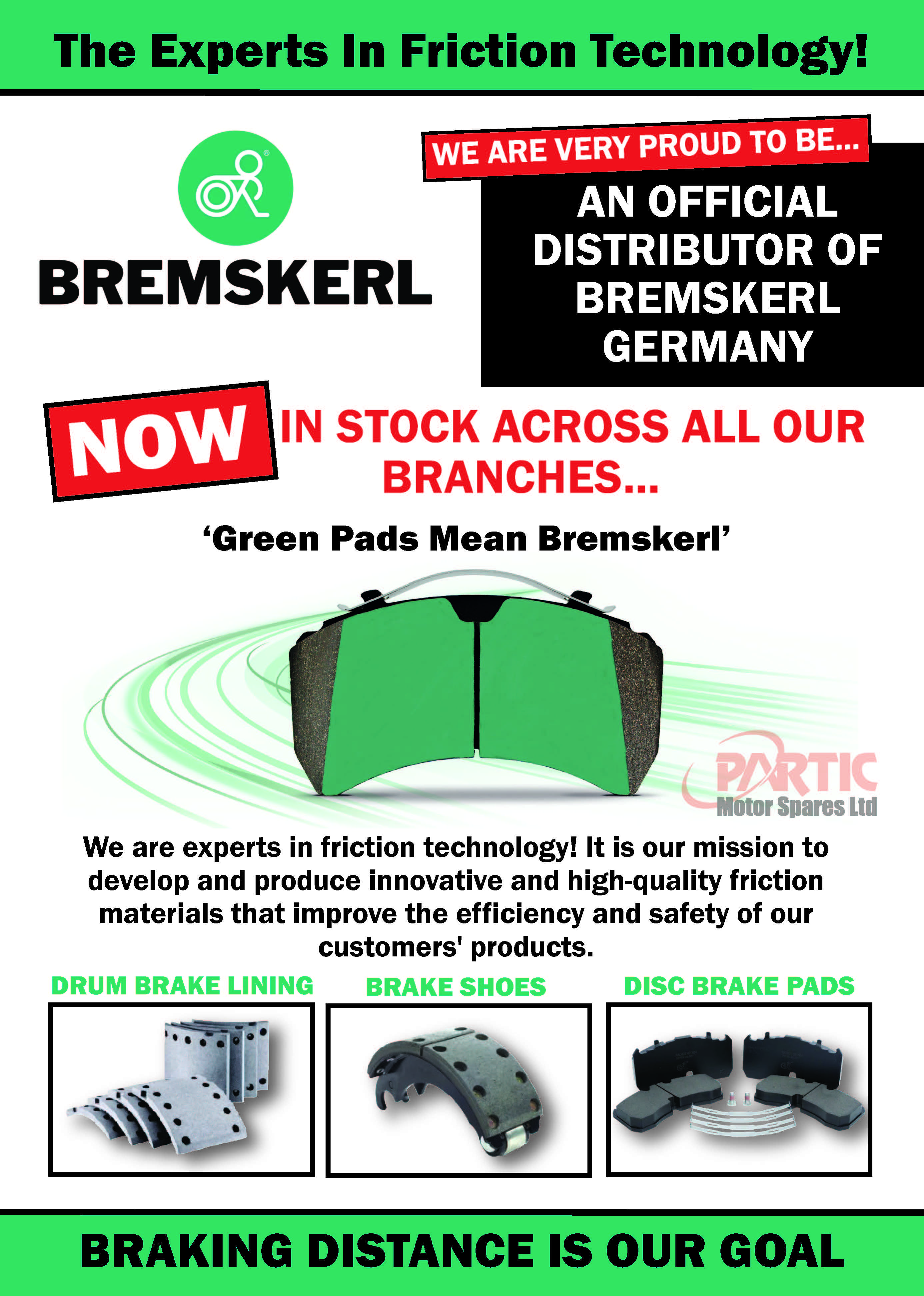 An Official Distributor of Bremskerl...